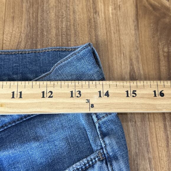 Hudson Jeans Women Size 27 Blue Blair High Rise Straight Denim Mid Rise Light - Picture 3 of 7